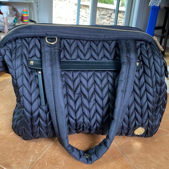 Happ diaper bag in like-new condition shoulder strap and dust bag